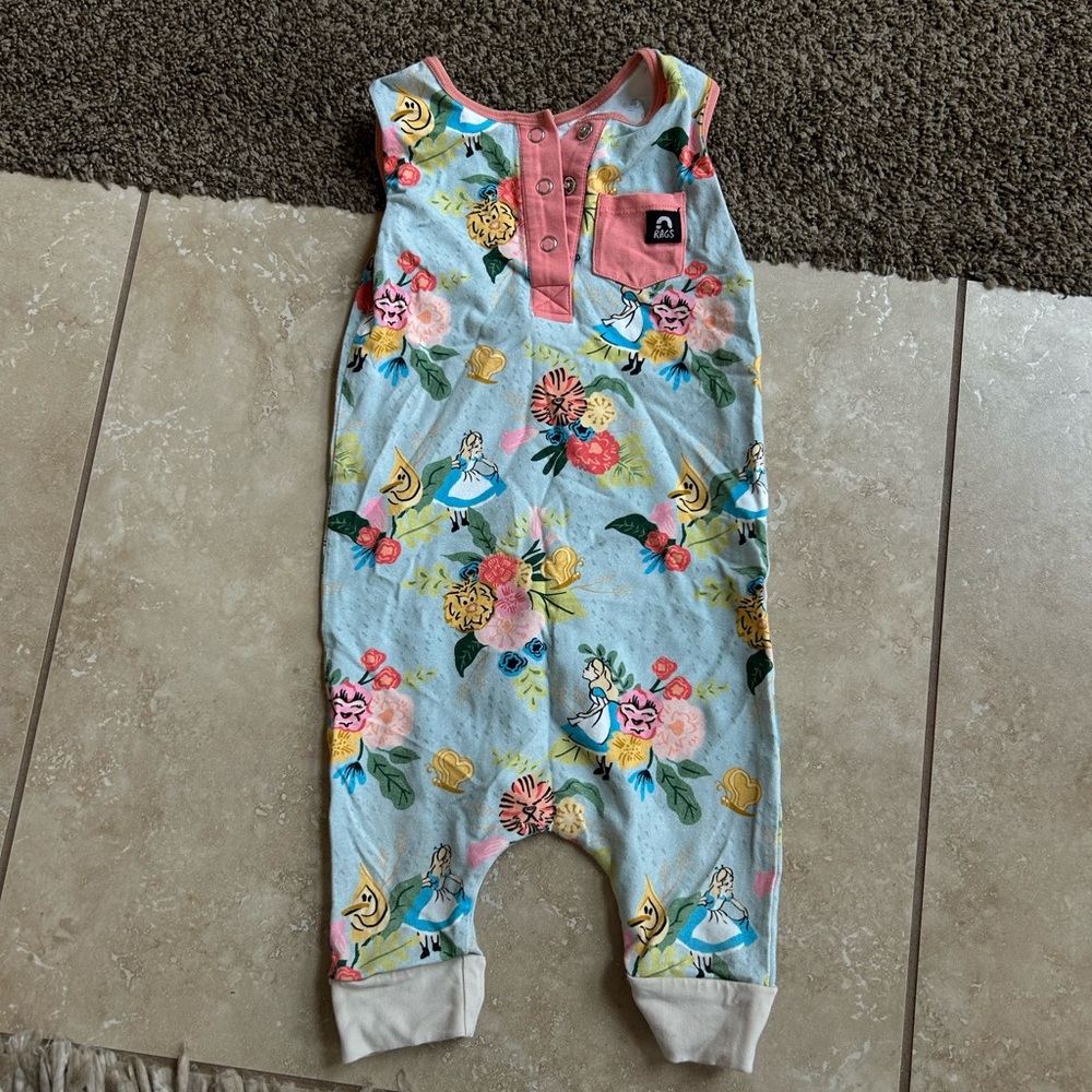 Alice in Wonderland Disney Rags Romper